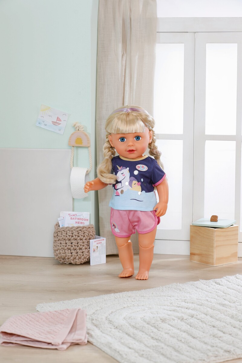 Baby Born - Kort Enhjørningepyjamas 43 Cm