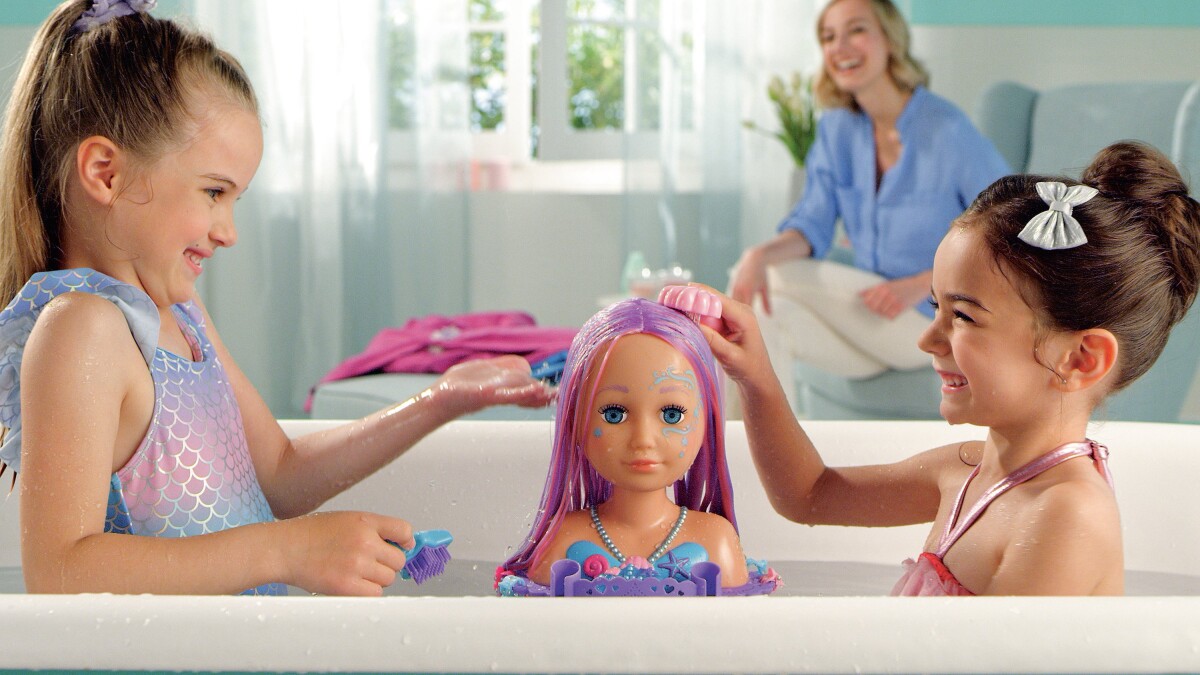 Babyborn - Frisørhoved Med Elektronisk Bruser