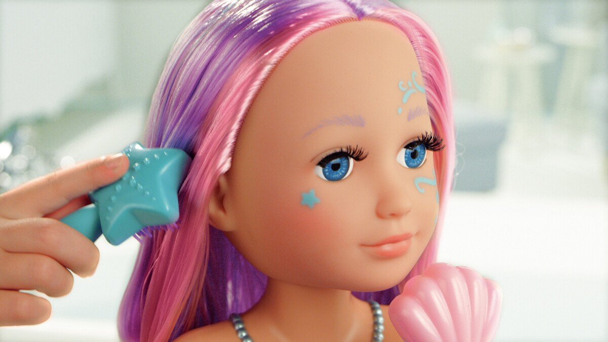 Babyborn - Frisørhoved Med Elektronisk Bruser