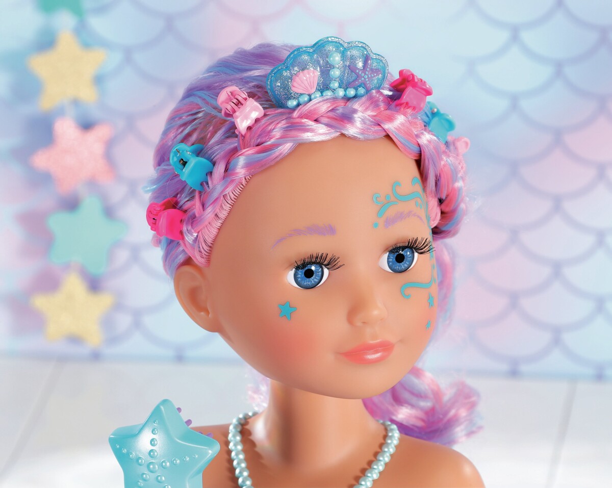 Babyborn - Frisørhoved Med Elektronisk Bruser