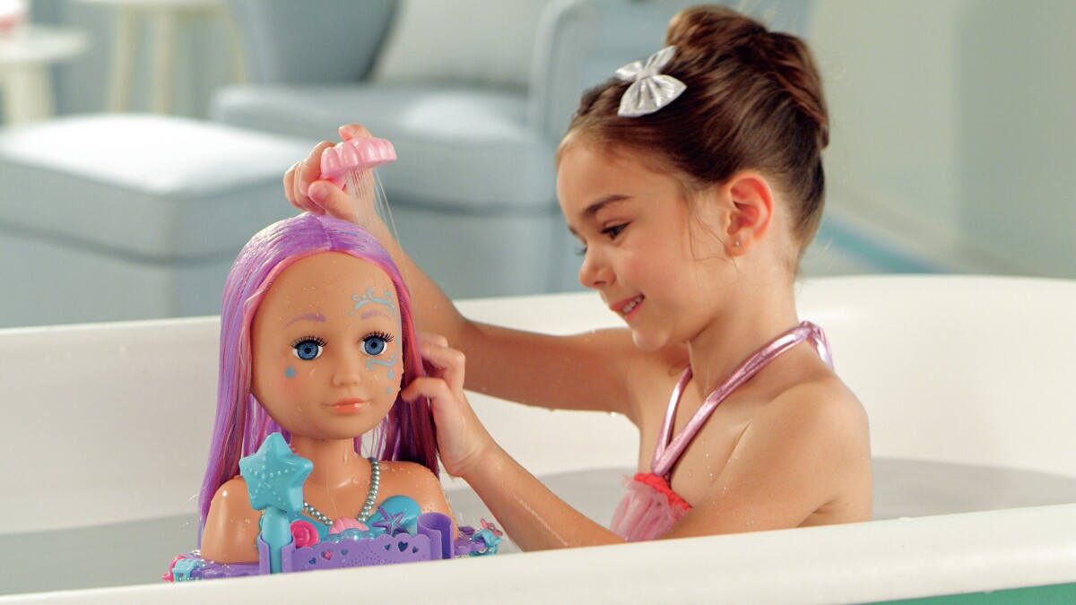 Babyborn - Frisørhoved Med Elektronisk Bruser