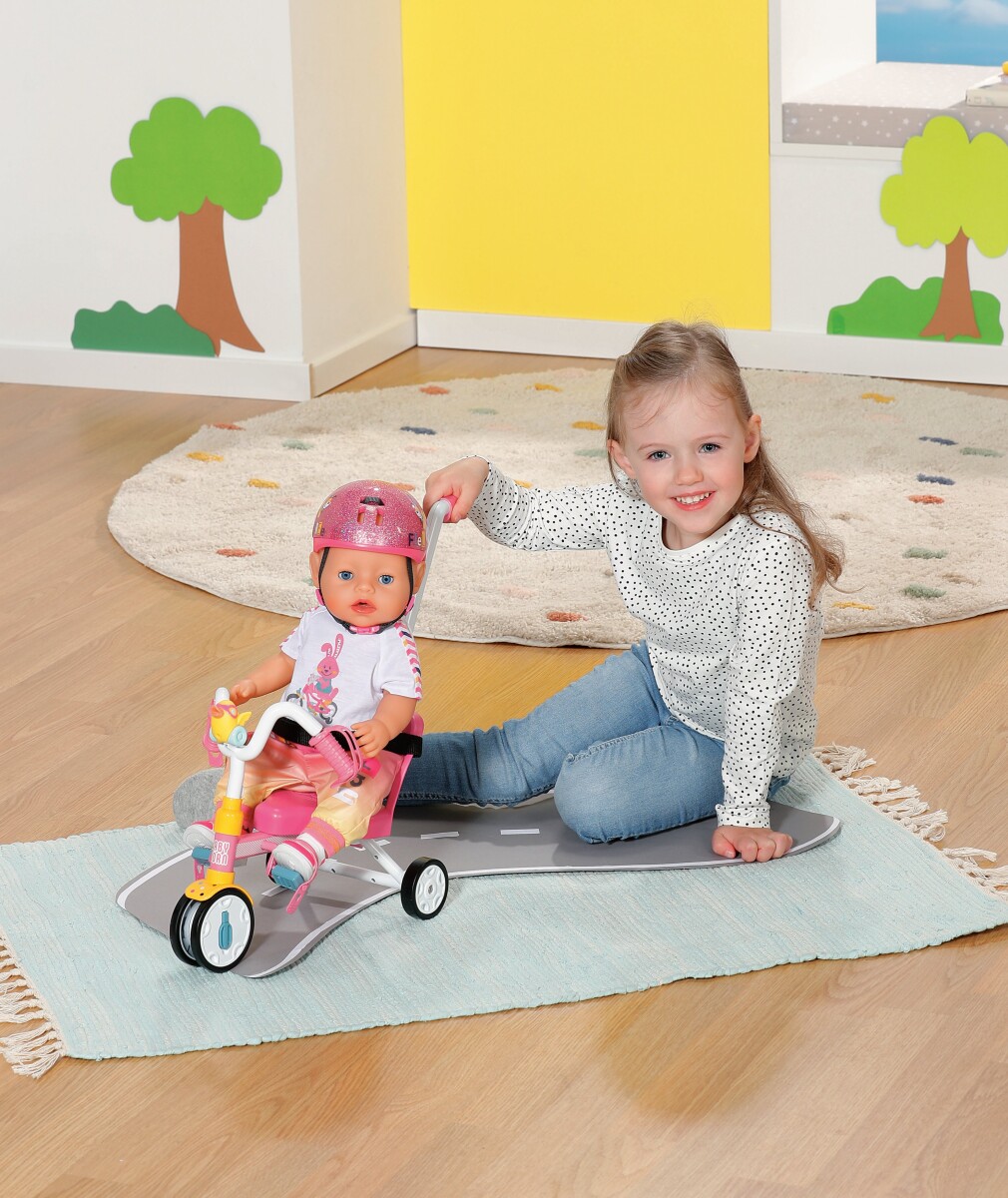 Babyborn - Trehjulet Cykel - Pink
