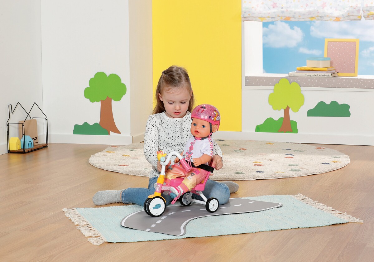 Babyborn - Trehjulet Cykel - Pink