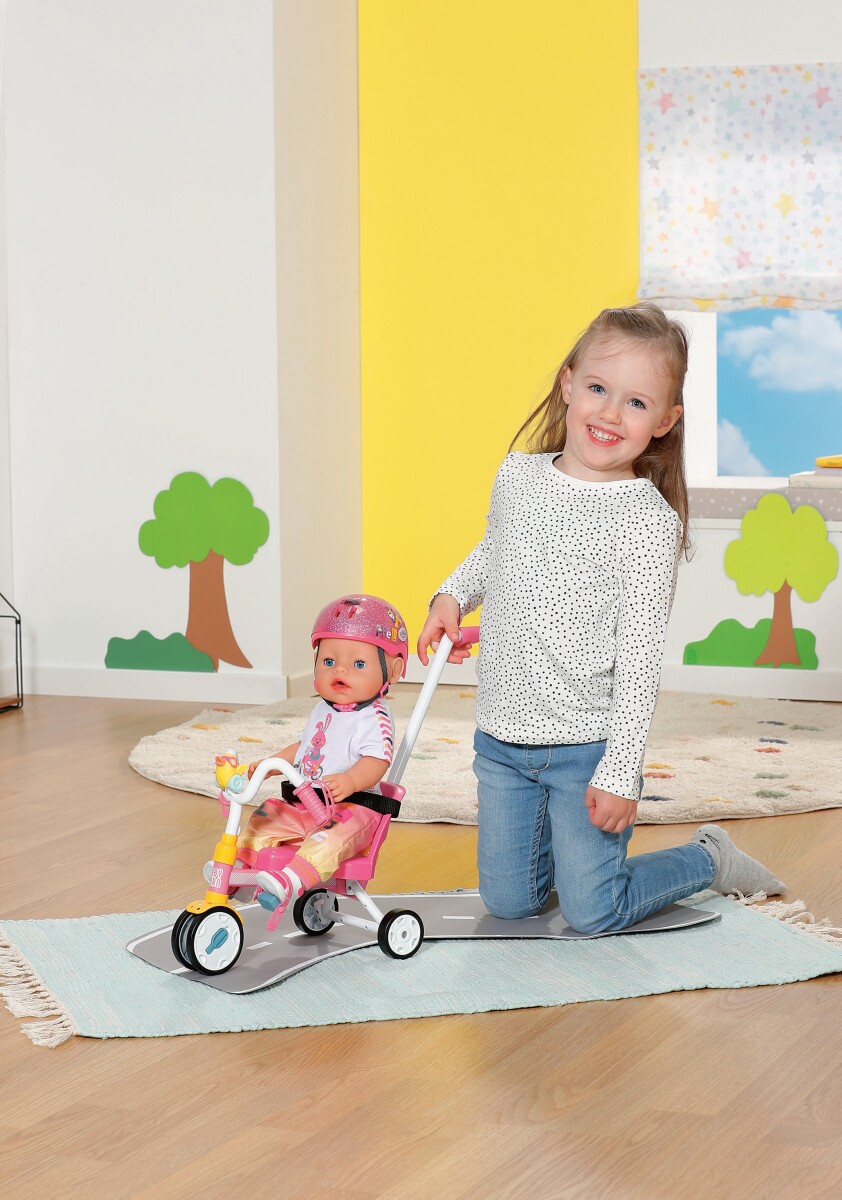 Babyborn - Trehjulet Cykel - Pink