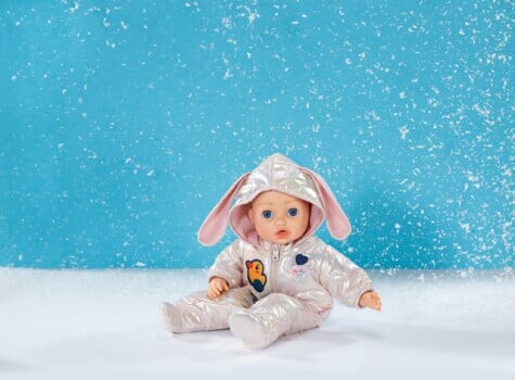 Baby Born - Vinterflyverdragt Til Dukke - Cremefarvet - 43 Cm