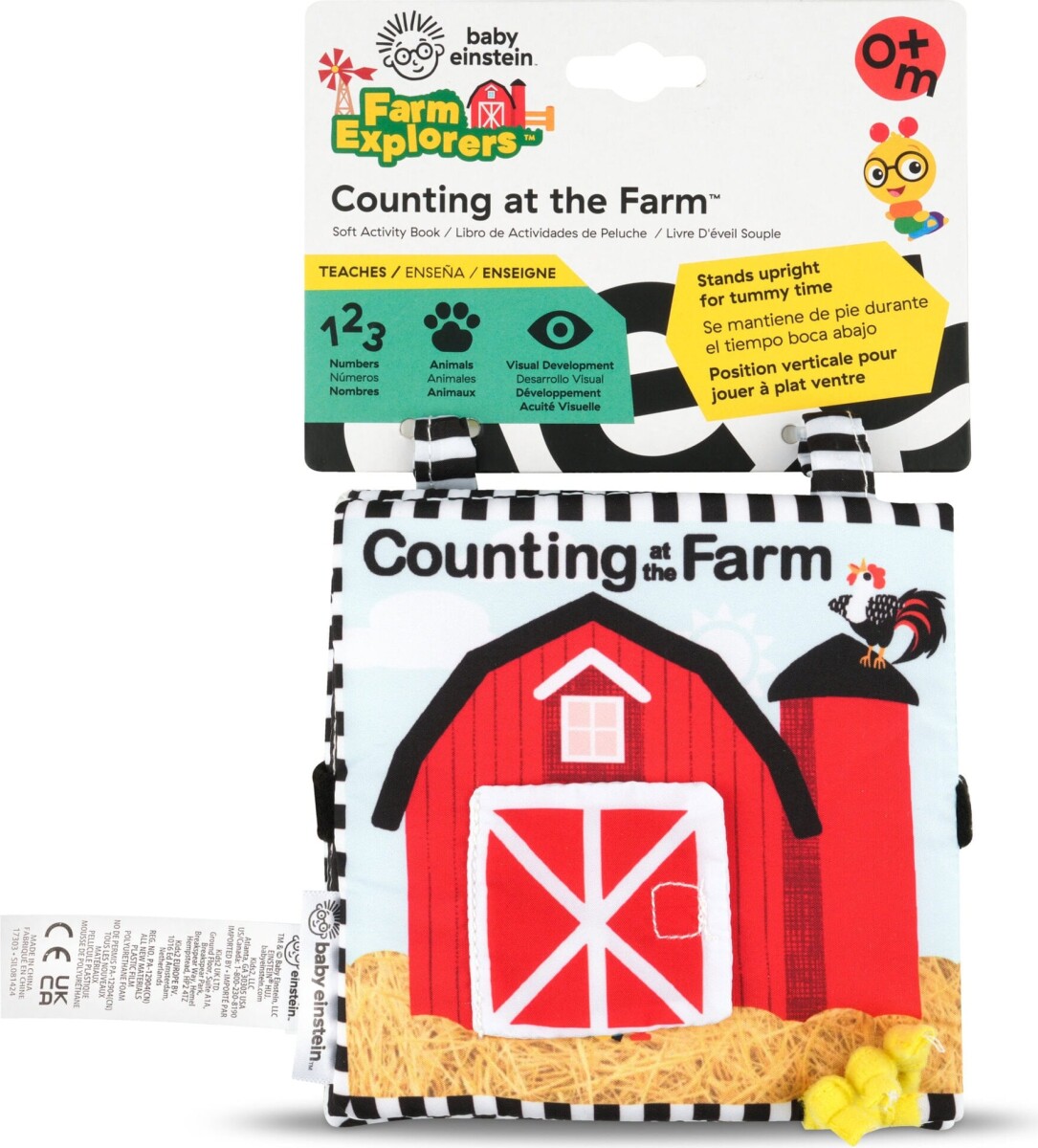 Baby Einstein - Counting At The Farm Blød Aktivitetsbog