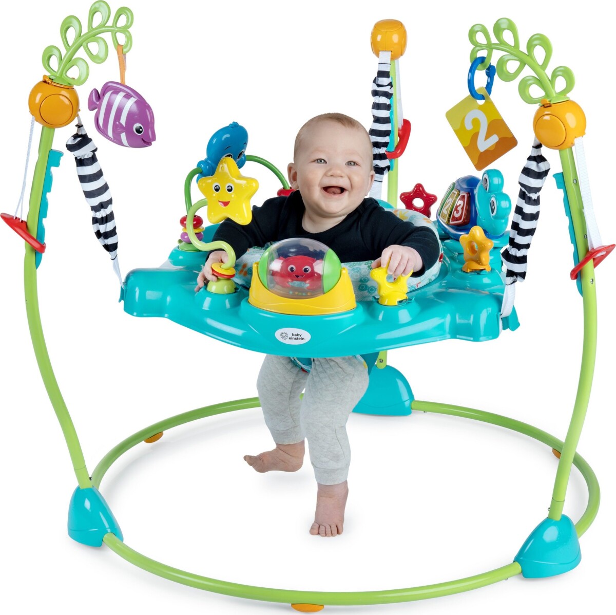 Baby Einstein - Aktivitetsbord Og Hoppelegetøj - Curiosity Cove