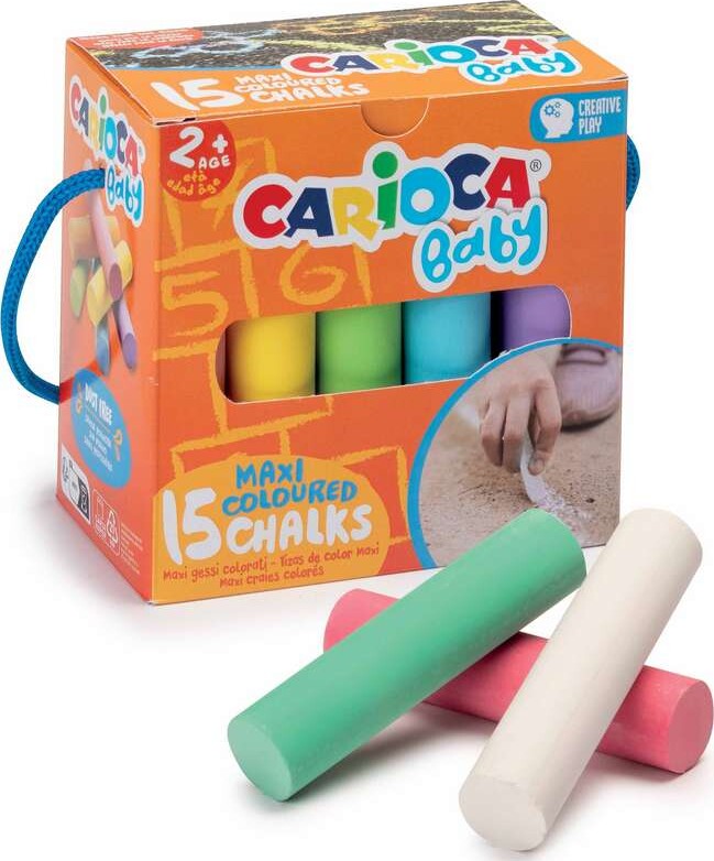 Carioca Baby - Gadekridt - 15 Farver