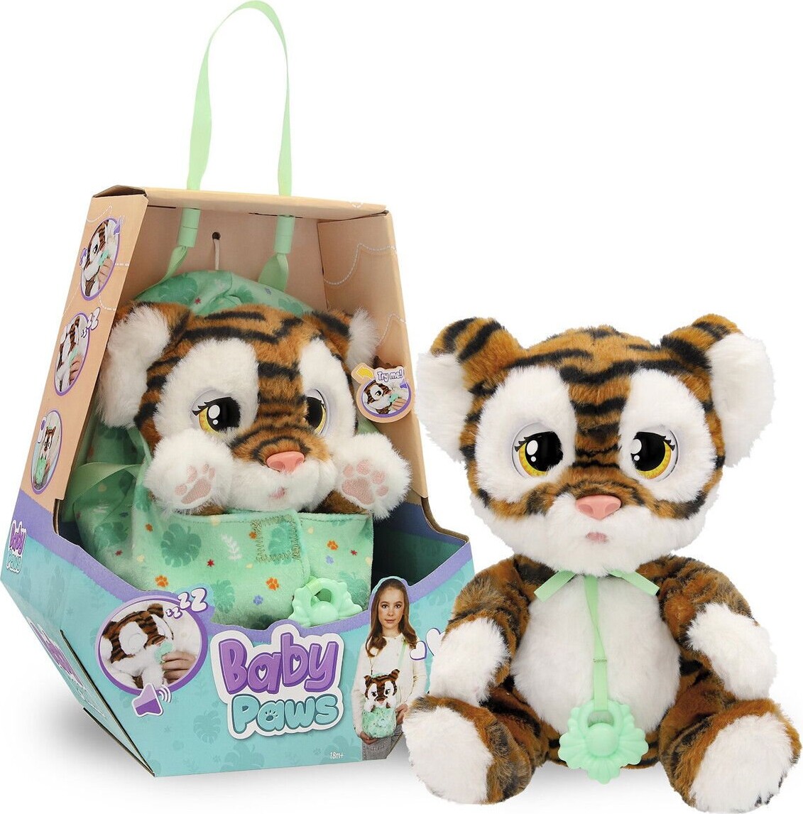 Baby Paws - 24 Cm Plush V3 - Tiger