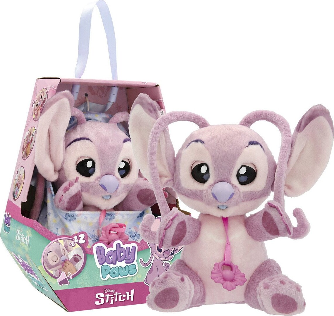 Baby Paws - Interaktiv Engel Bamse - 24 Cm - Disney Stitch