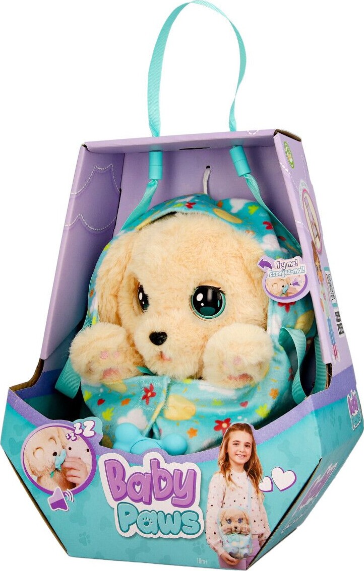 Baby Paws - Labrador Interaktiv Bamse