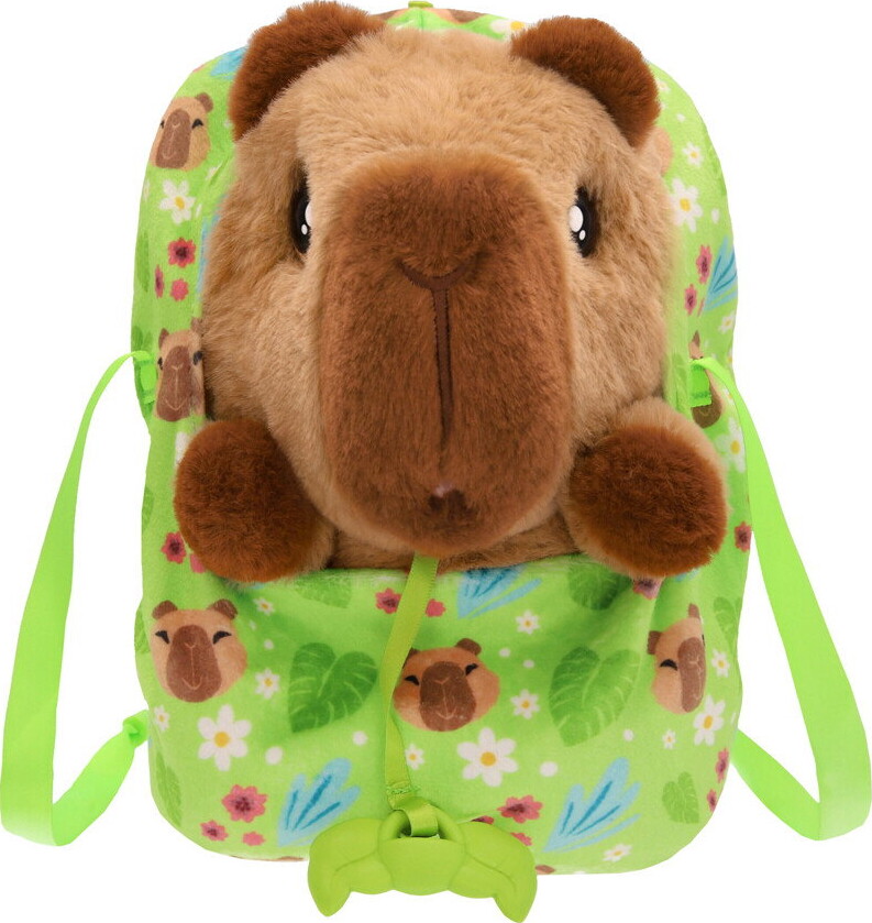 Baby Paws - Interaktiv Capybara Bamse Med Lyd - W4 - 24 Cm