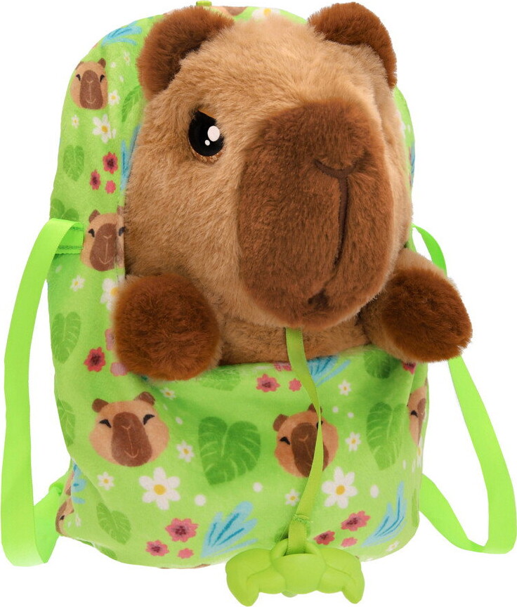 Baby Paws - Interaktiv Capybara Bamse Med Lyd - W4 - 24 Cm