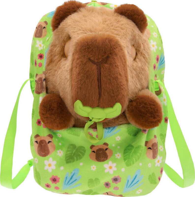 Baby Paws - Interaktiv Capybara Bamse Med Lyd - W4 - 24 Cm