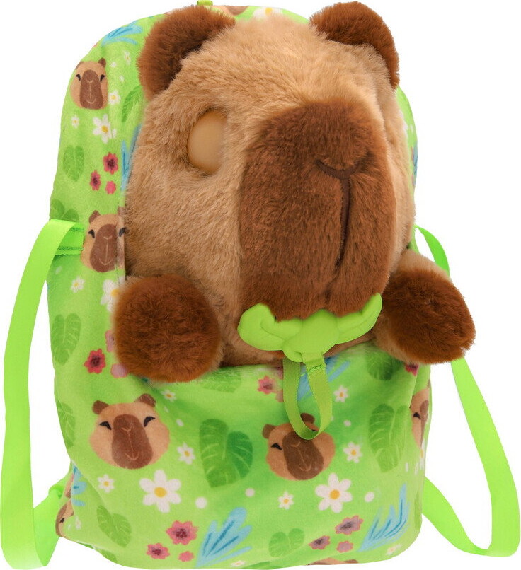 Baby Paws - Interaktiv Capybara Bamse Med Lyd - W4 - 24 Cm