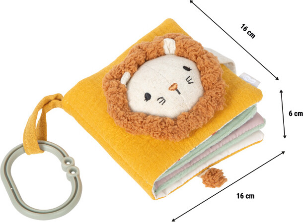 Baby Toy Touch And Feel Book Made Of Fabric Little Lion
