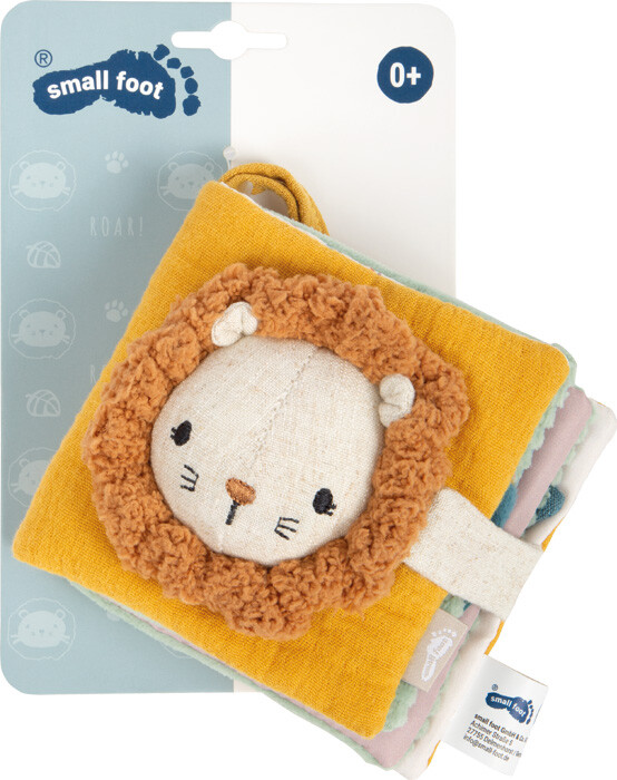 Baby Toy Touch And Feel Book Made Of Fabric Little Lion