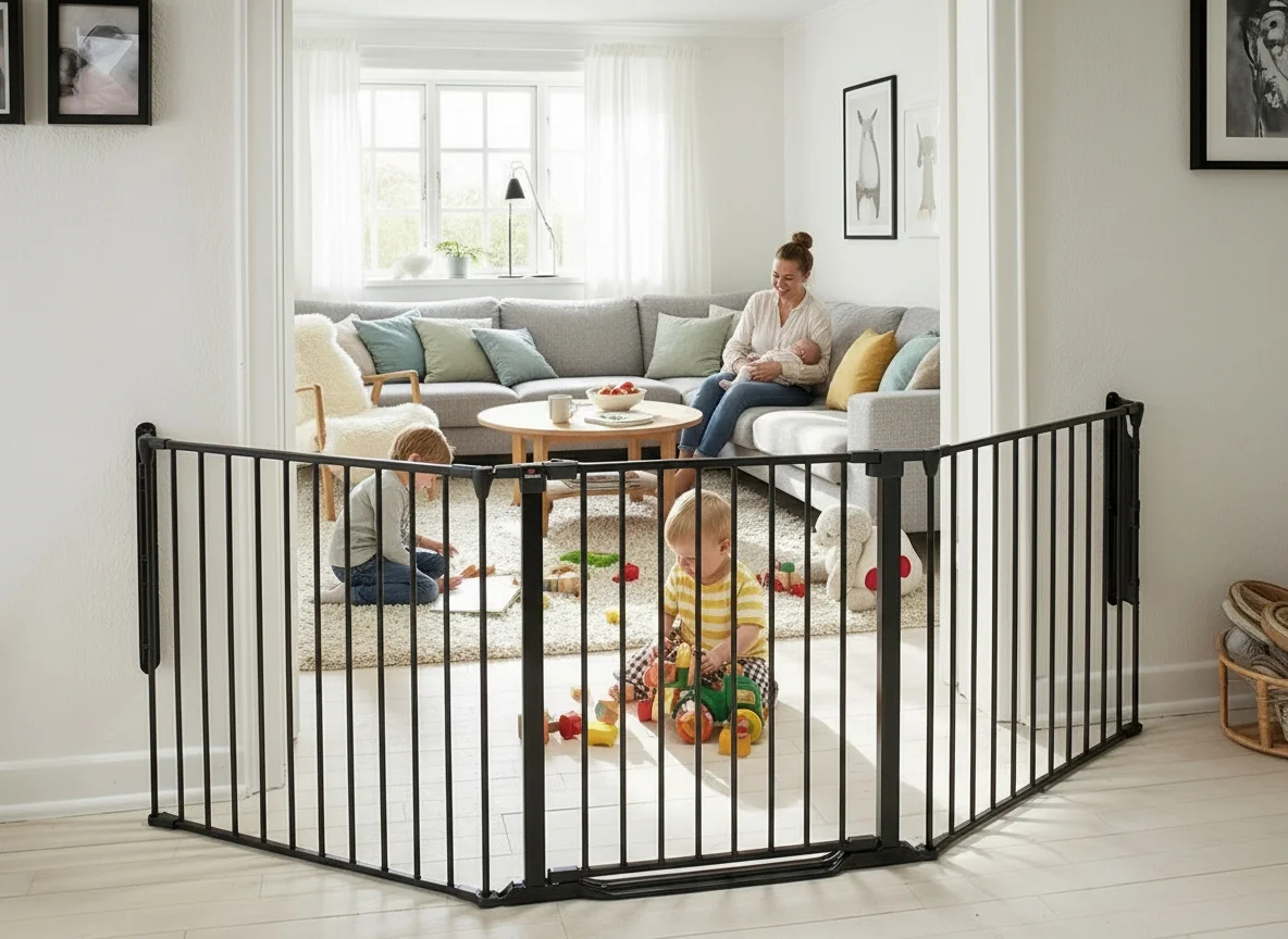 Babydan - Flex Stepfree Xxl Safety Gate - Black - Xxl