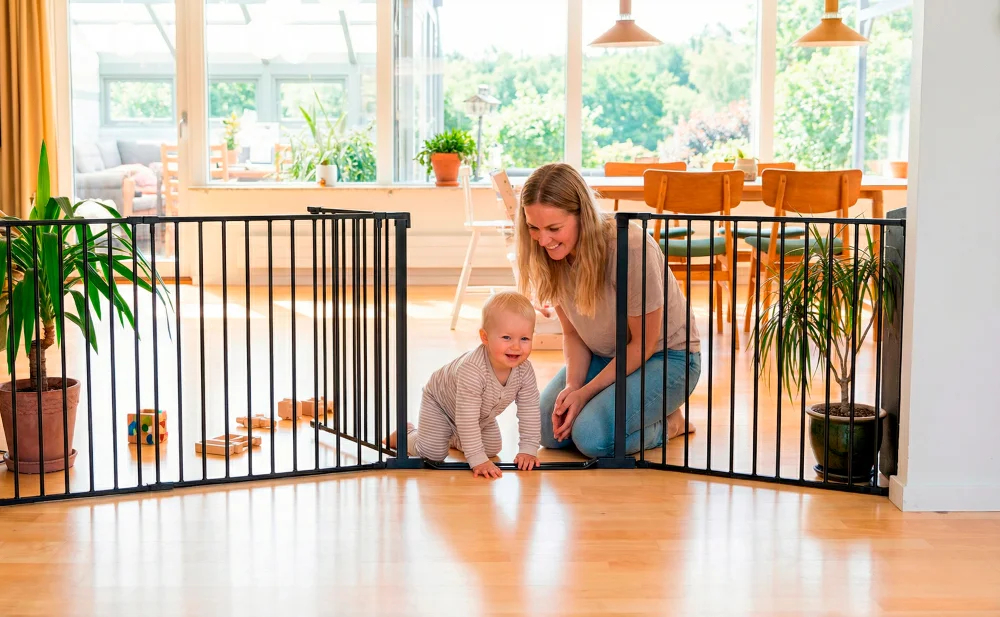 Babydan - Flex Stepfree Xxl Safety Gate - Black - Xxl