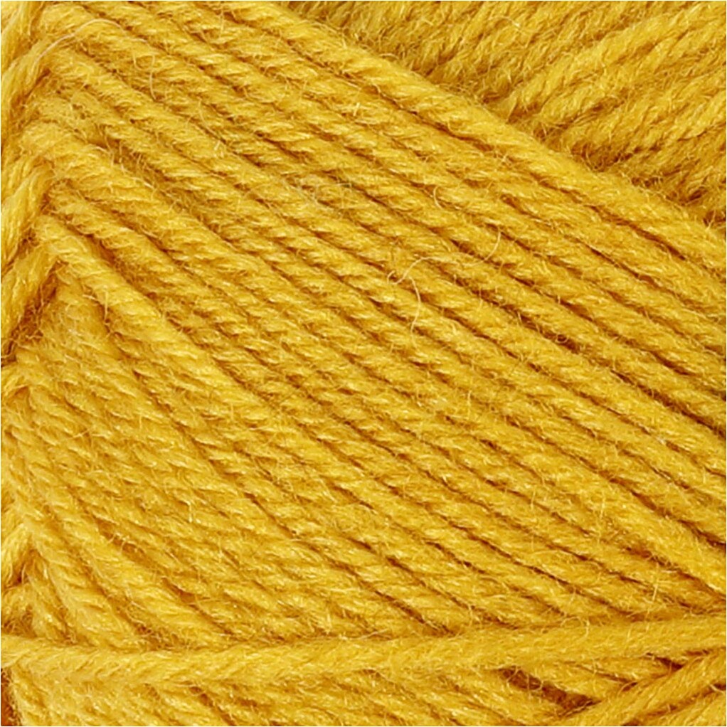 Babygarn - Blødt - L 172 M - Mørk Gul - 50 G