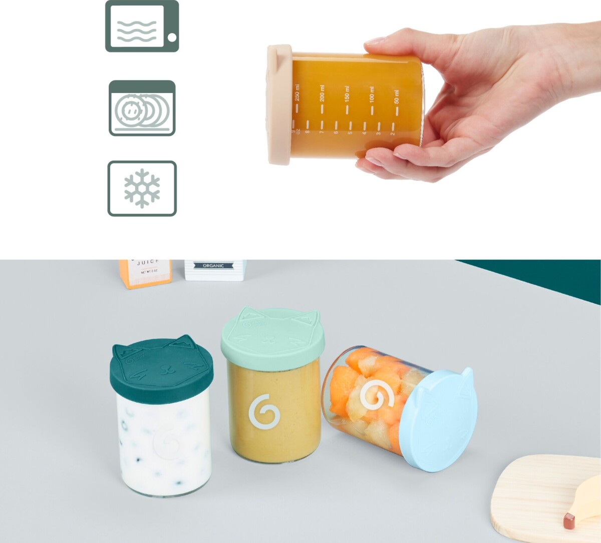 Babymoov - Isy Bowls - 6X 250 Ml