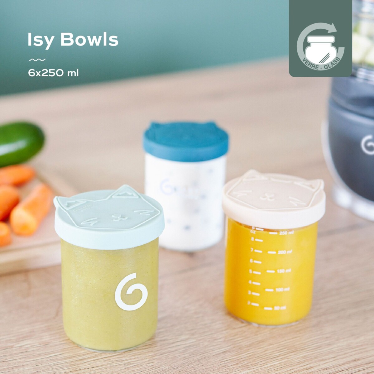 Babymoov - Isy Bowls - 6X 250 Ml