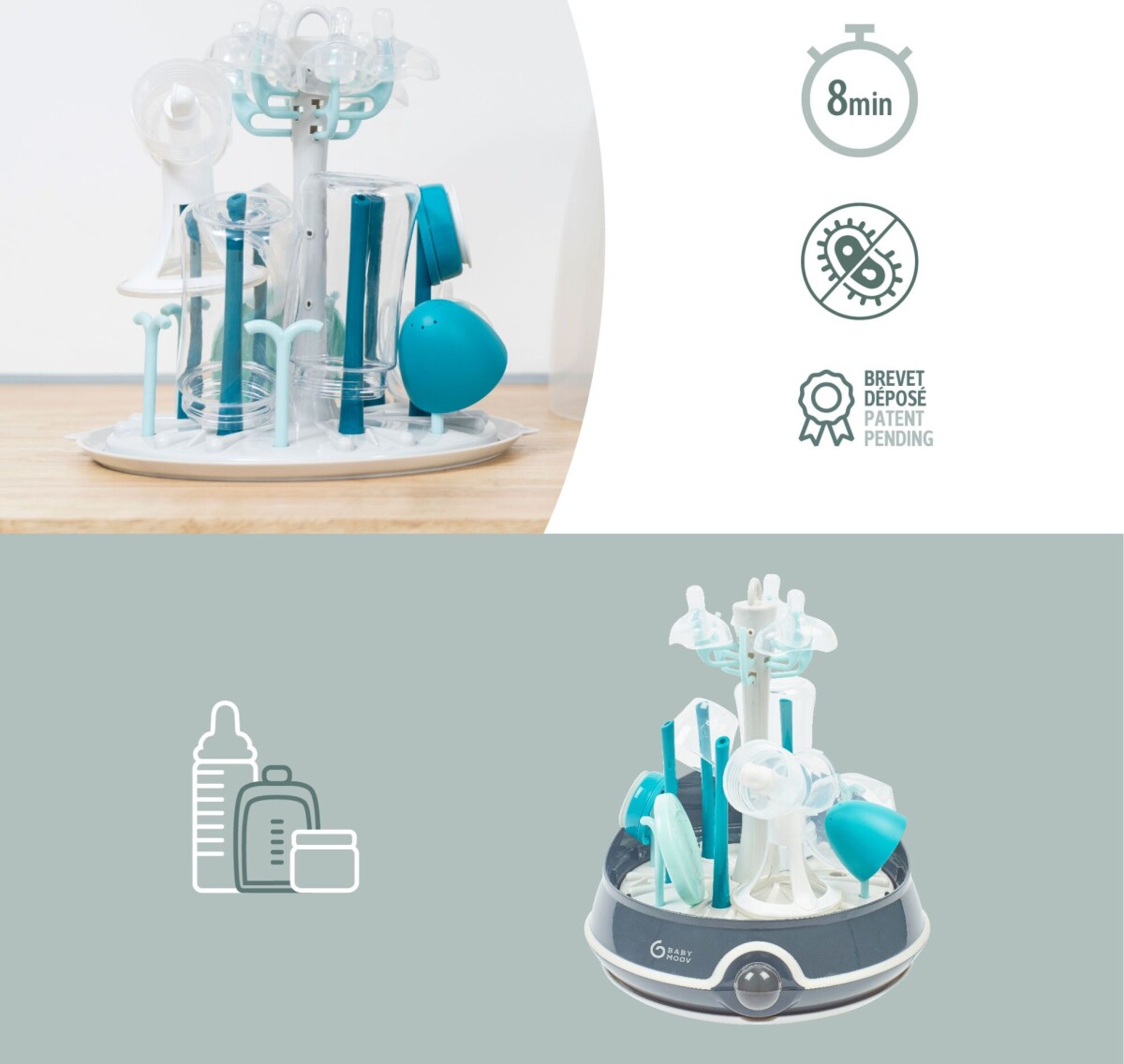 Babymoov - Turbo Damp Sterilisator