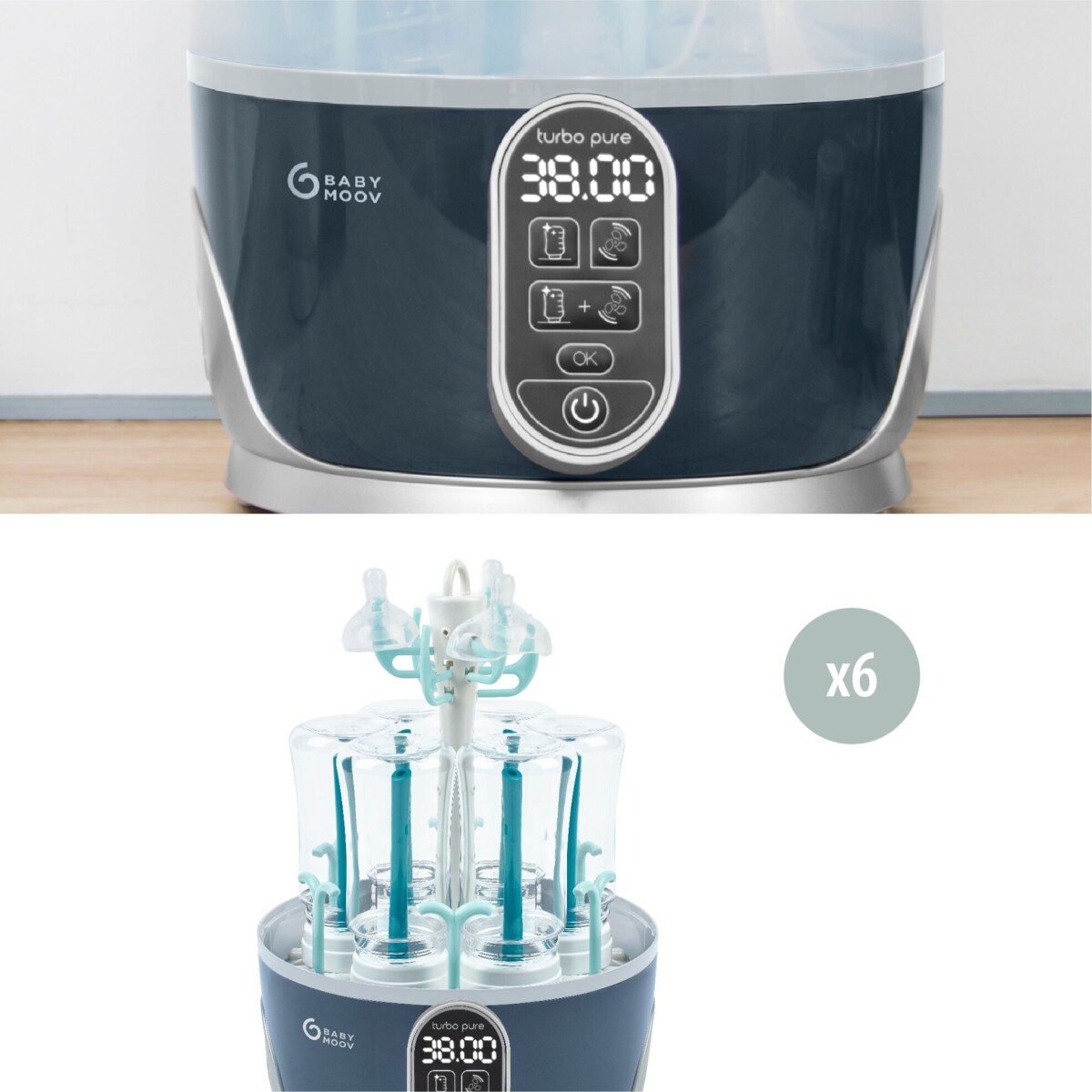 Babymoov - Turbo Pure Sterilizer And Dry Purifying Bottles