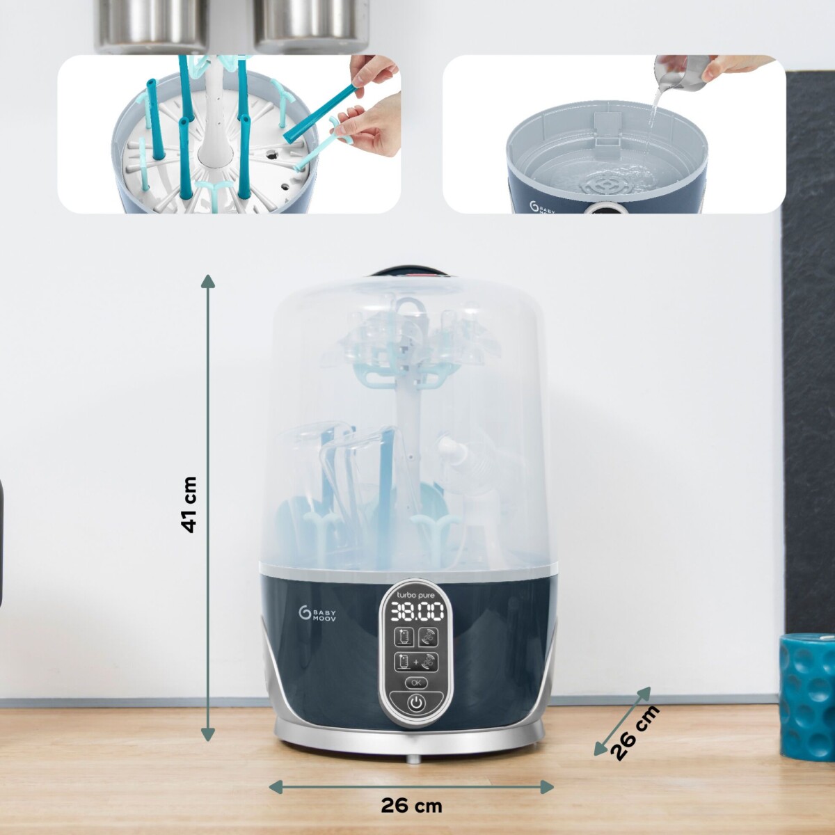 Babymoov - Turbo Pure Sterilizer And Dry Purifying Bottles