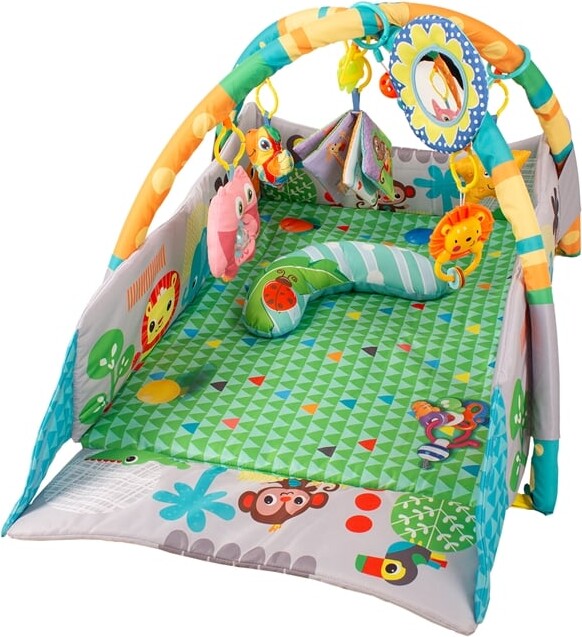 Babytrold - Aktivitetstæppe - Happy Space Play Gym 3I1