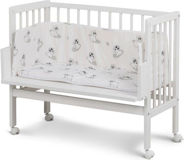 Babytrold Tremmeseng I Hvid