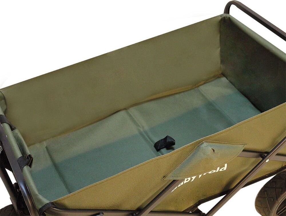 Babytrold - Trækvogn - Oliven