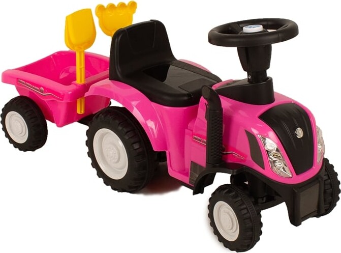 Babytrold - Gåbil - Traktor - Pink