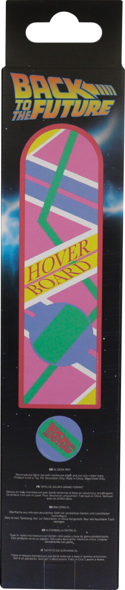 Back To The Future Xl Hoverboard Desk Pad And Coaster Set