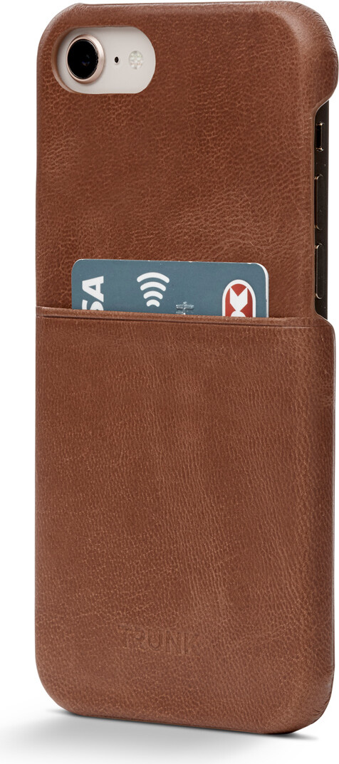 Trunk - Iphone Xr11 Cover - Med Kortholder - Ægte Læder - Brun
