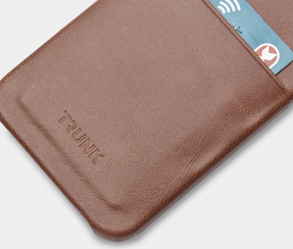 Trunk - Iphone Xr11 Cover - Med Kortholder - Ægte Læder - Brun