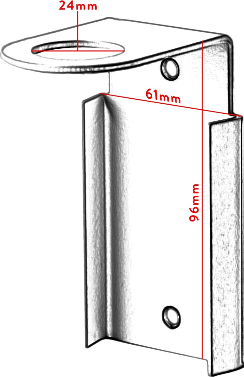 Badeanstalten - Vægbeslag Flydende Sæbe - Sort