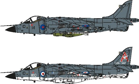 Airfix - Bae Sea Harrier Frs1 Modelfly Byggesæt - 1 72 - A04051A