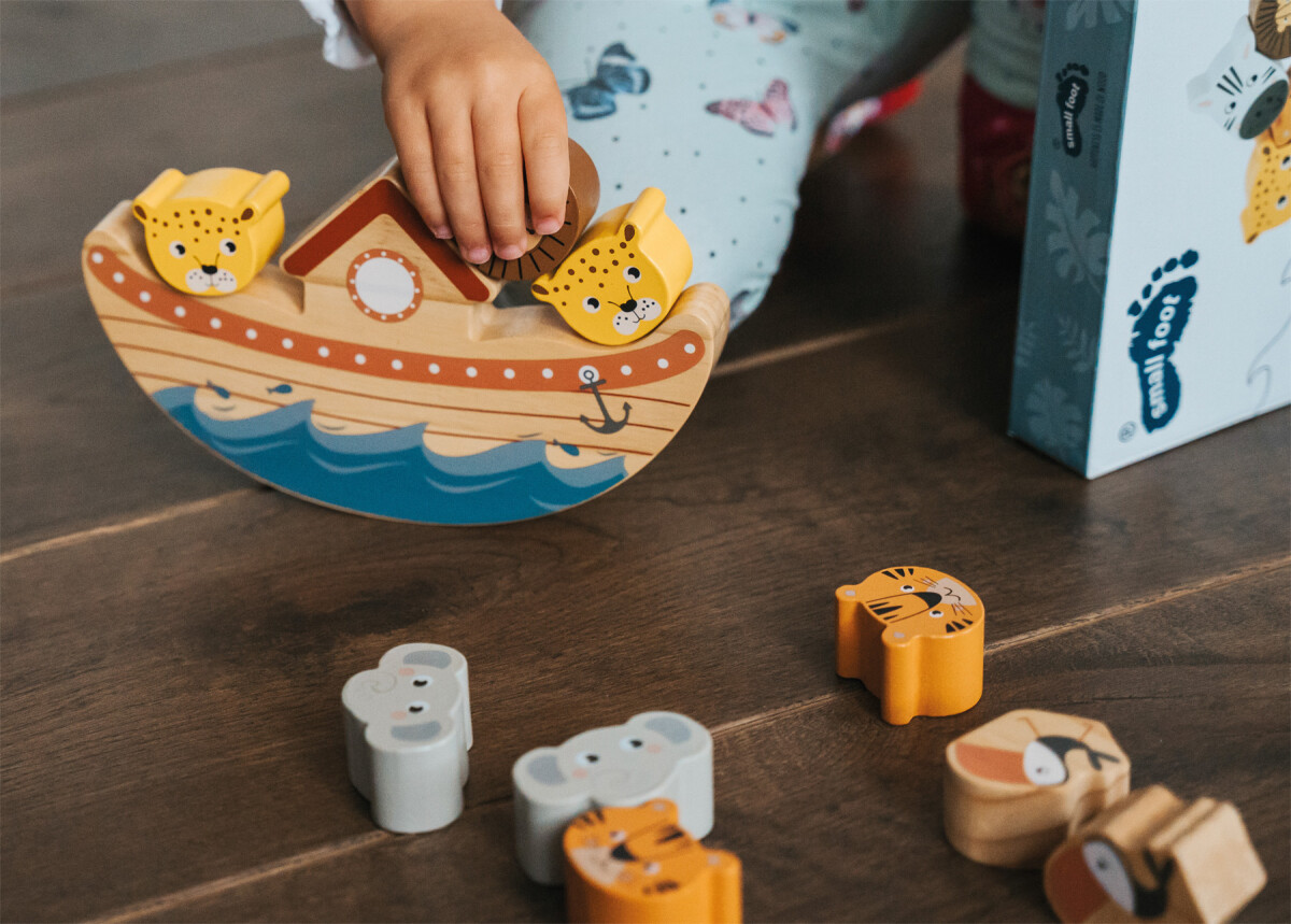 Balancespil Til Børn - Noah S Ark - Træ - Small Foot