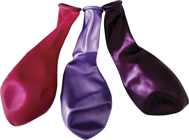 Ballon 8 Stk 23 Cm Lilla Metallic Mix - Scanseason