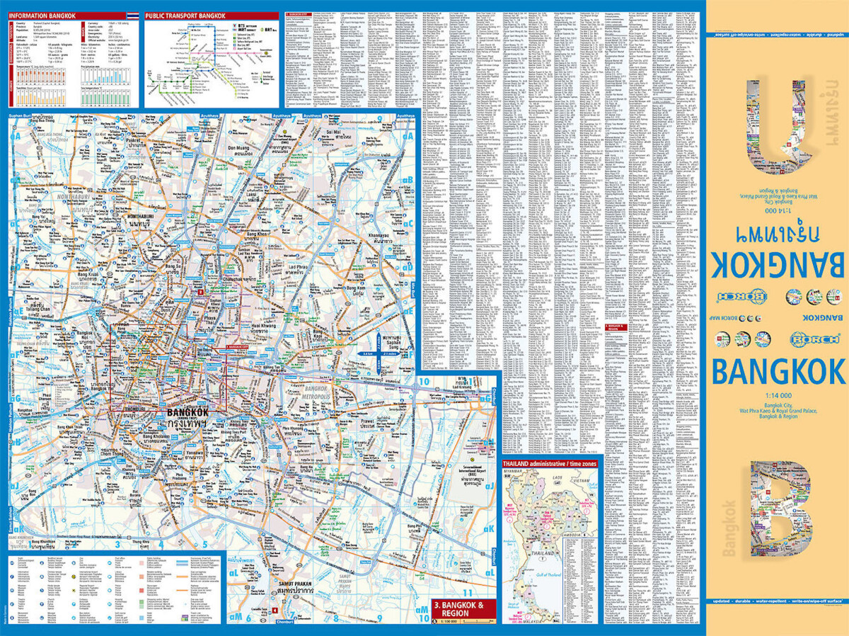 Bangkok - Borch Maps