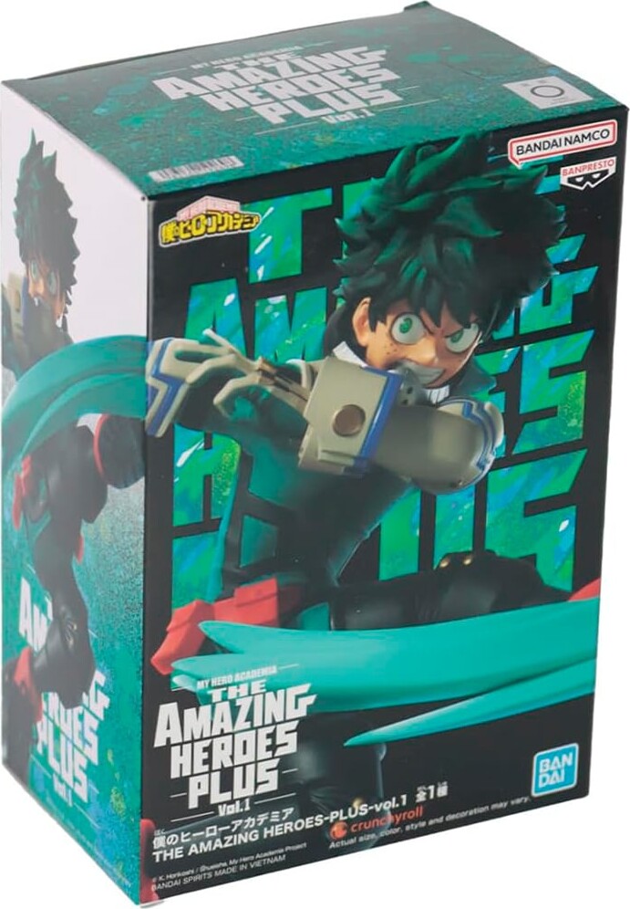Banpresto The Amazing Heroes Vol.1 – Izuku Midoriya Figure 14 Cm – My Hero Academia – Originale