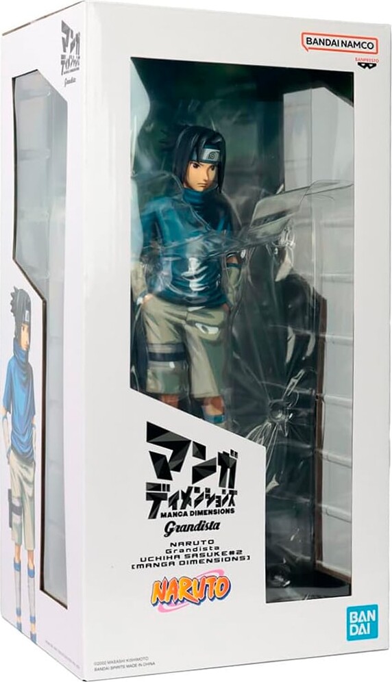 Banpresto - Naruto - Grandista - Uchiha Sasuke Figur - Manga