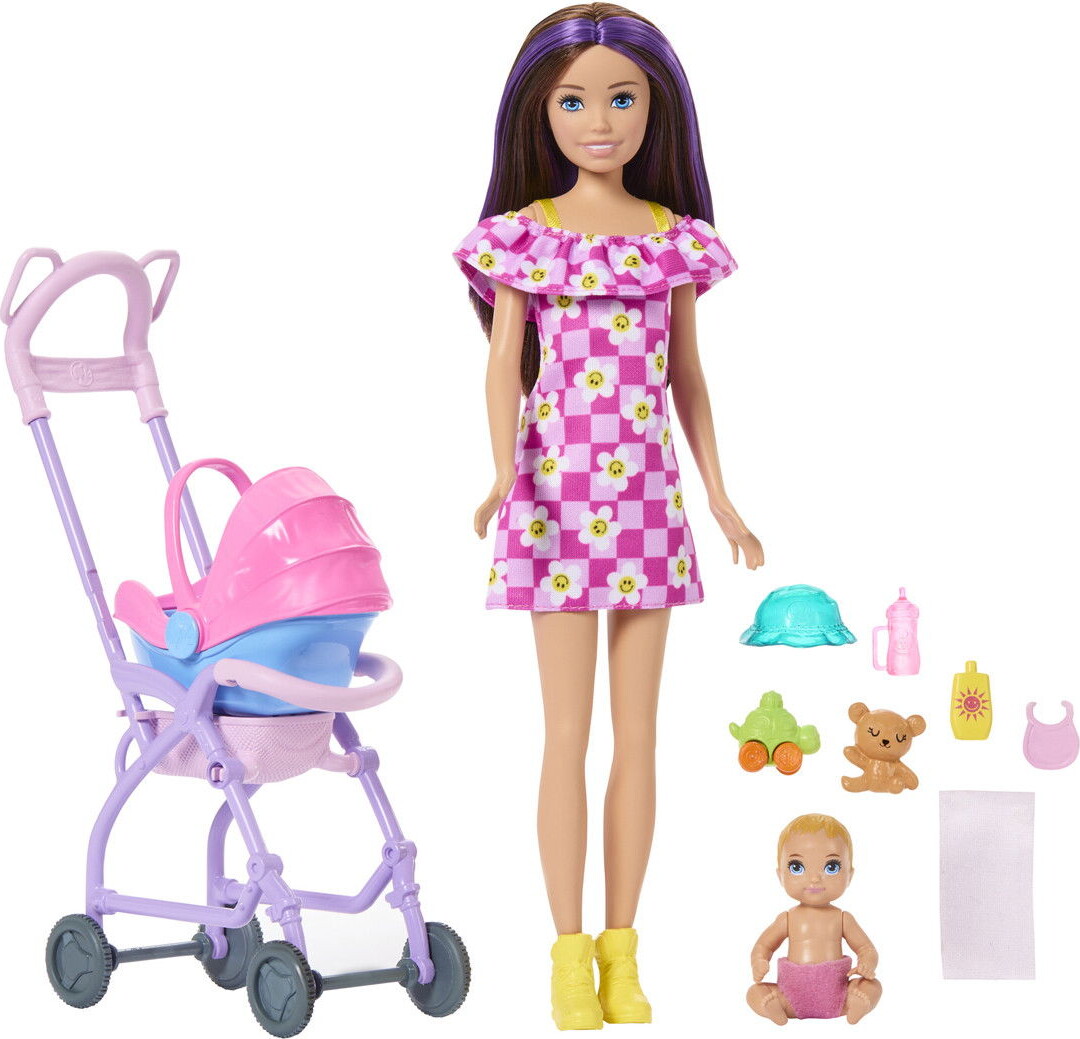 Barbie - Babysitting Skipper Legesæt