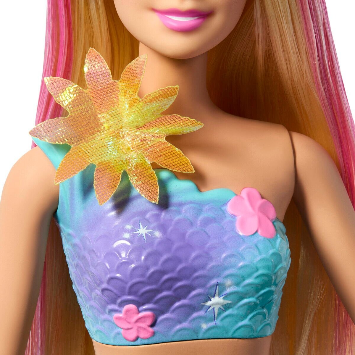 Barbie - Havfrue Dukke - Flower Magic