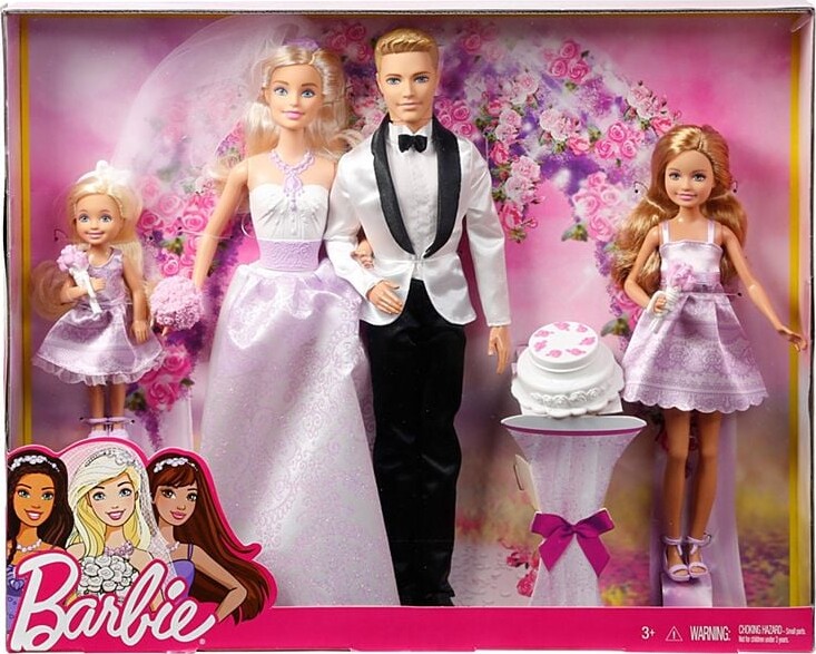 Barbie Dukke Sæt - Gaveæske Med 4 Dukker | tilbud og køb på Gucca.dk