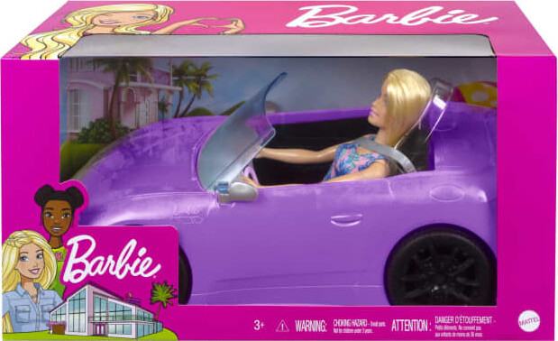 Barbie - Cabriolet Dukke - Lilla | Se køb på Gucca.dk
