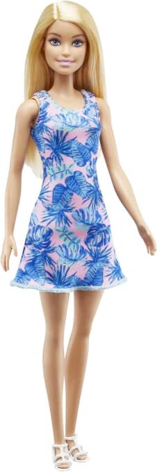 Barbie - Cabriolet Bil Med Dukke - Lilla