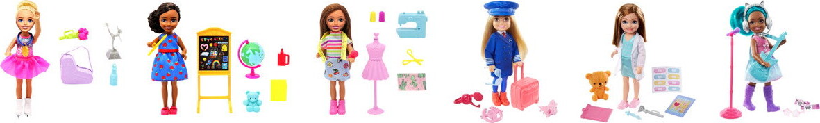 Barbie - Chelsea Career Dukke Assorterede