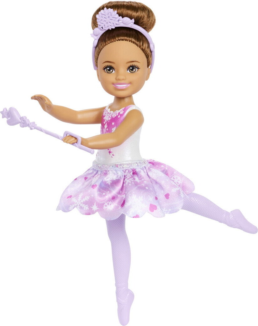Barbie - Nutcracker Chelsea Dukke - Brunette Snefe - Mattel Jnb01